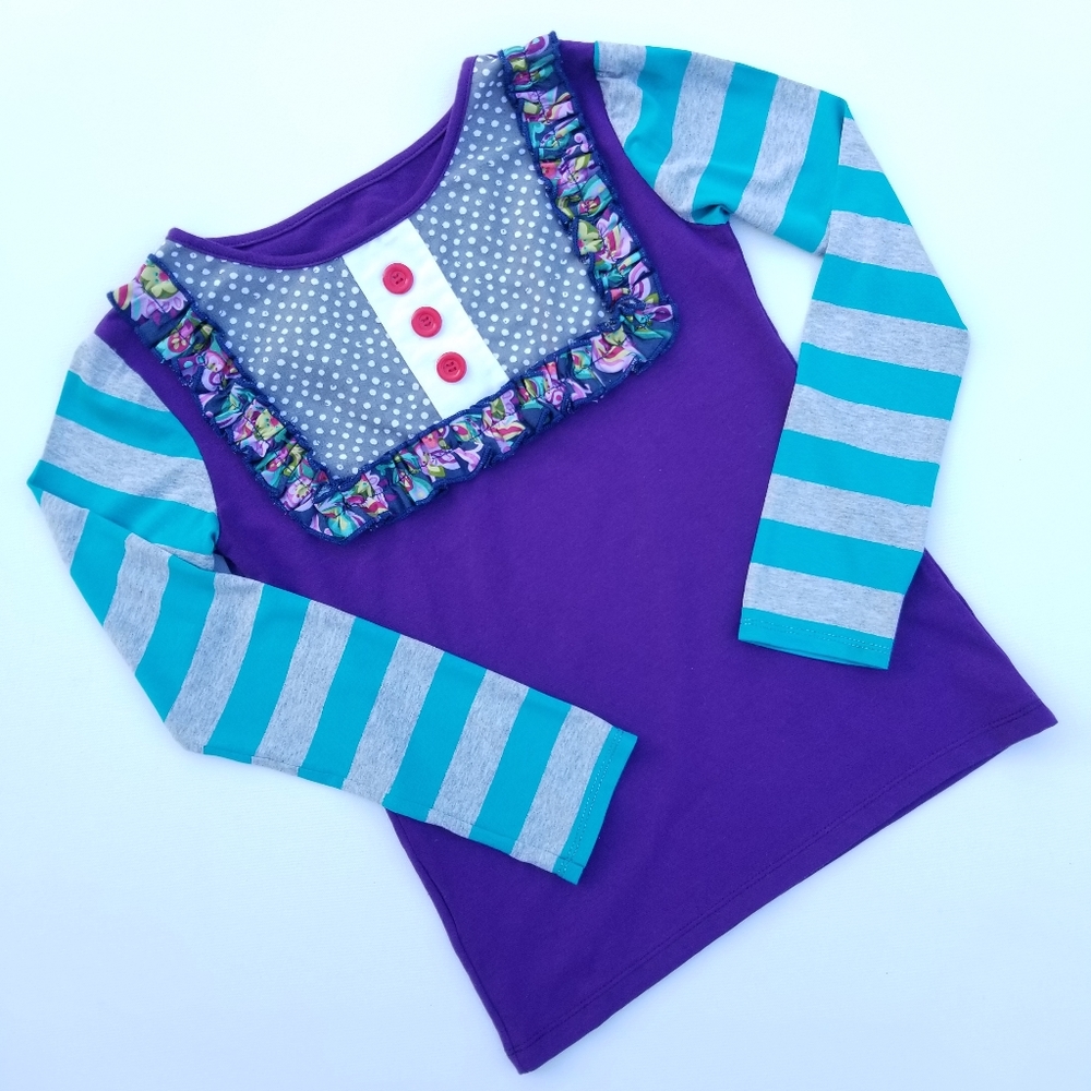 PERSNICKETY NEW Boutique Lou Lou Top Shirt Sz 12
